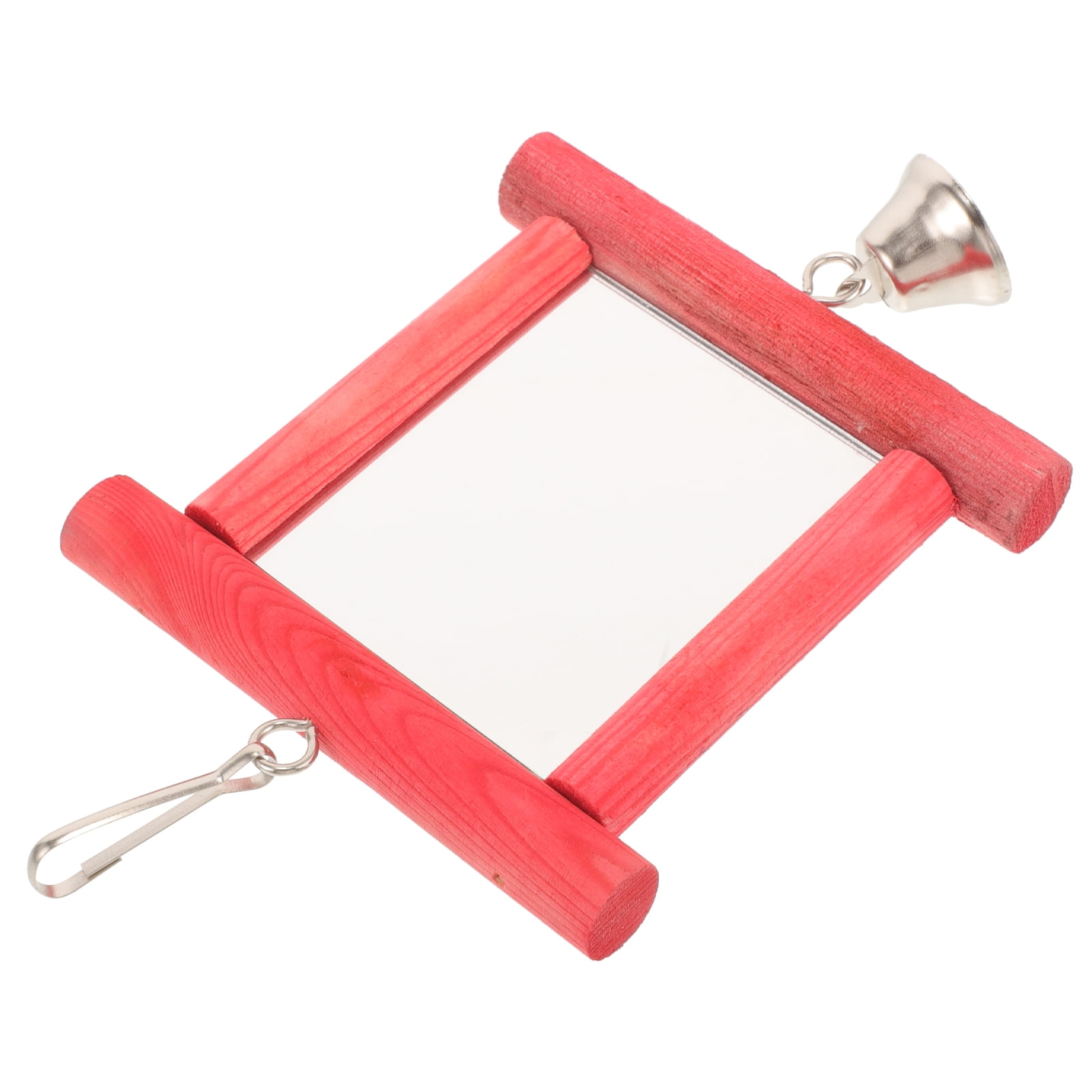 Parrot Toy Mirrors Budgie Mirror for Cage Toys for Parakeets Birdcage