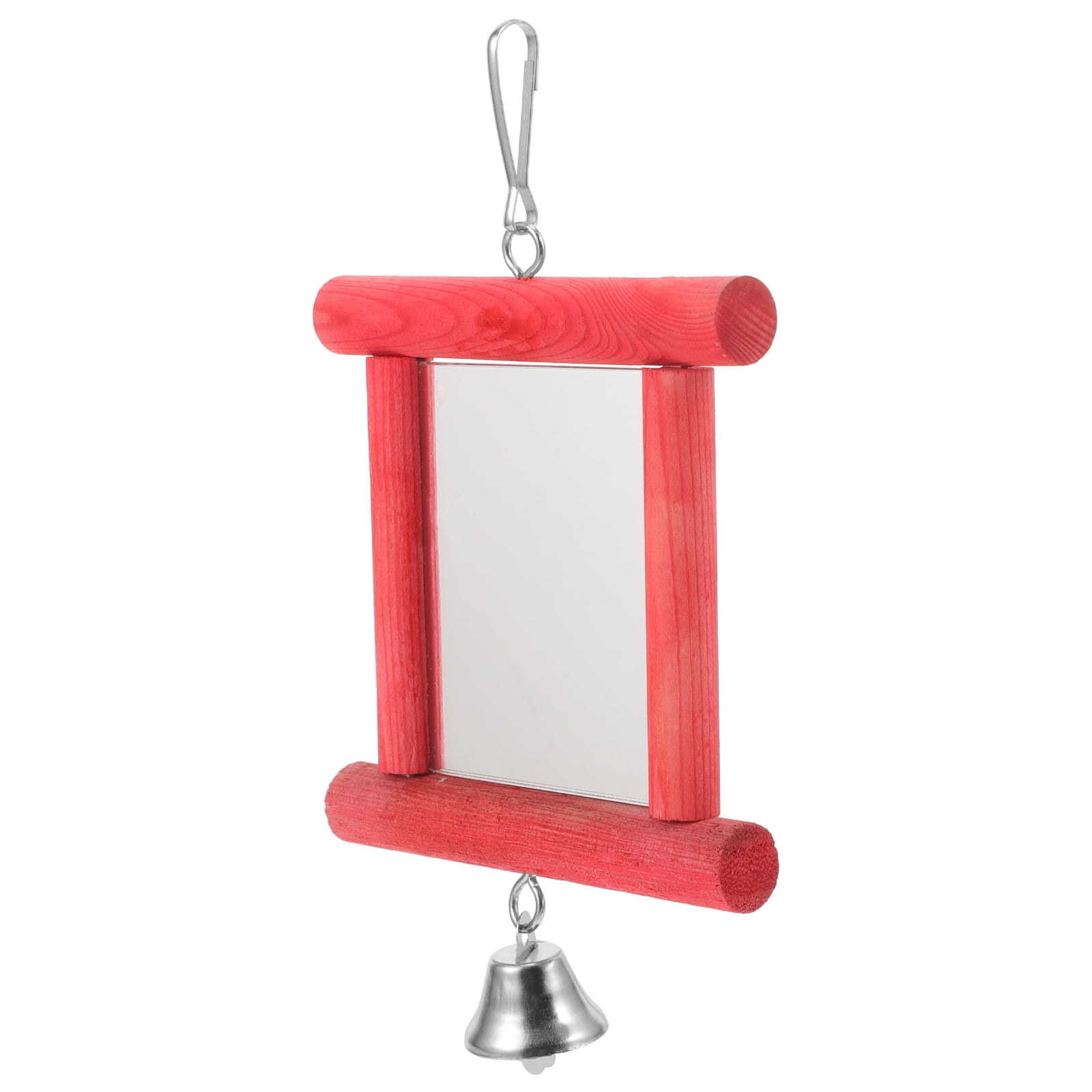 Parrot Toy Mirrors Toy Budgie Mirror for Cage Bird Mirror Parrot Supply