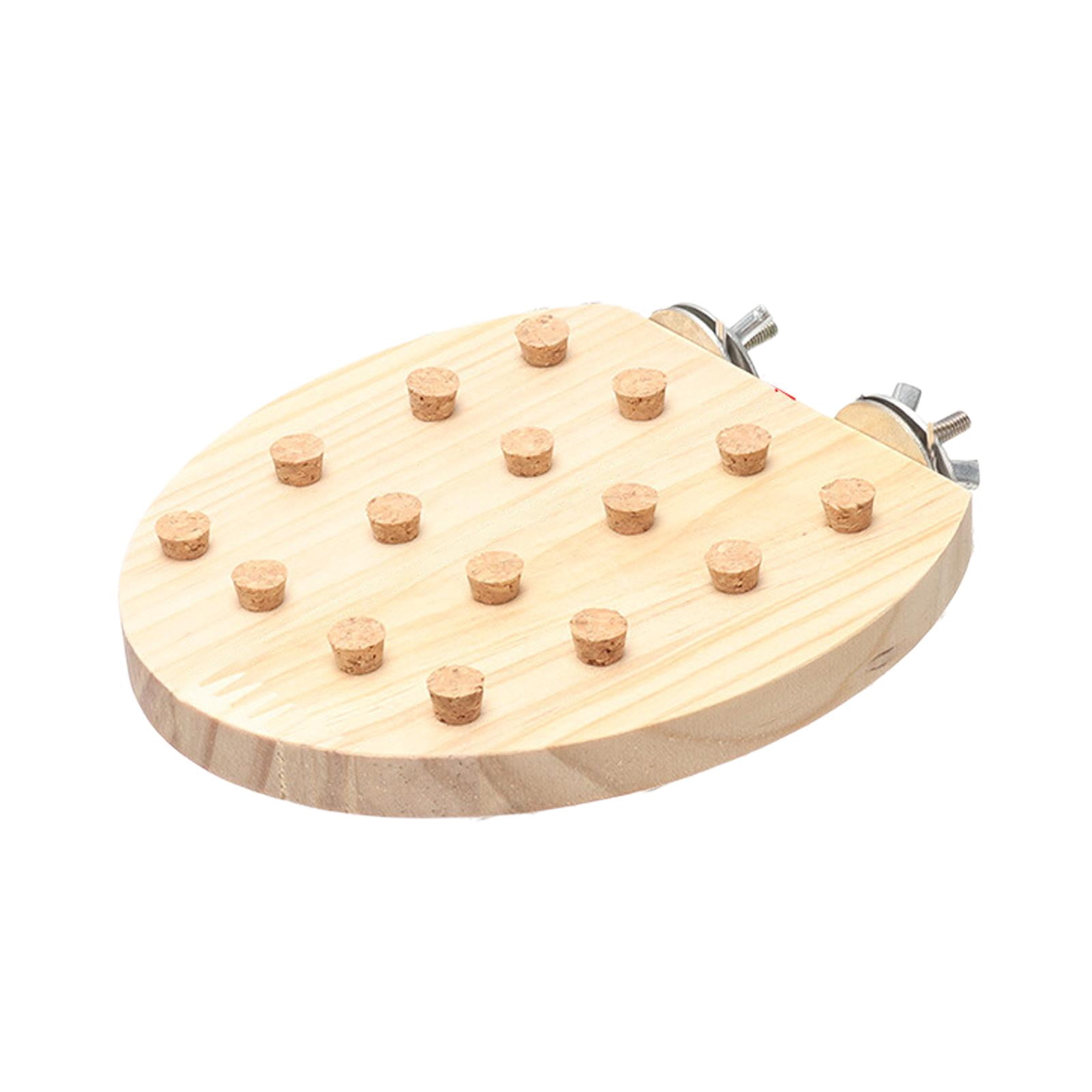 Curated visual reference: Intelligence Attachment For Bird Cage Reference: Parrot Training Toy Wooden Block Puzzle Toys Bird Stacking Desktop