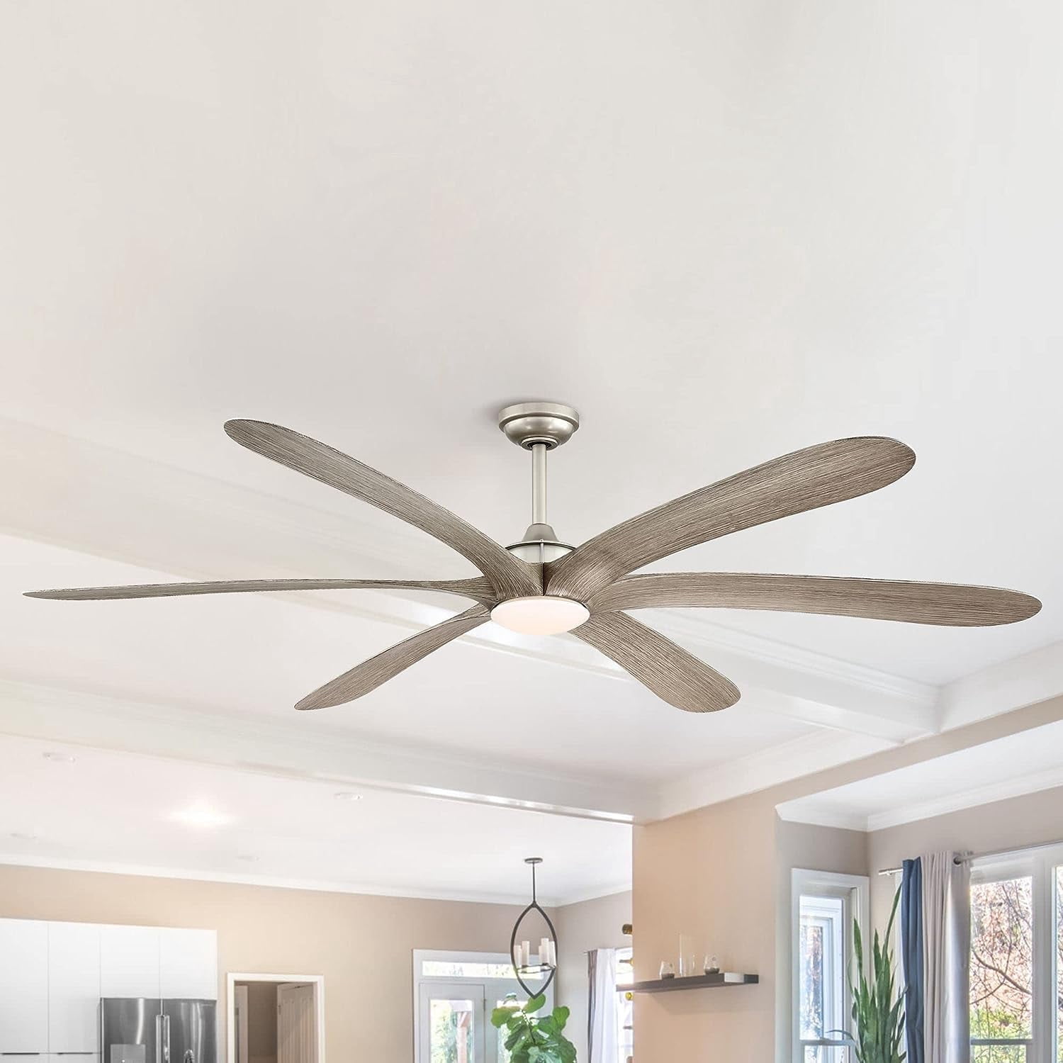 Curated visual reference: Picture Idea: Parrot Uncle Ceiling Fans With Lights 72 Inch Farmhouse Ceiling
