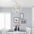 thumbnail image 1 of Parrot Uncle Ceiling Fans with Lights and Remote Control White Chandelier Ceiling Fans for Bedroom Dining Room, Reversible Motor, Dimmable, 18 Inch, 1 of 9