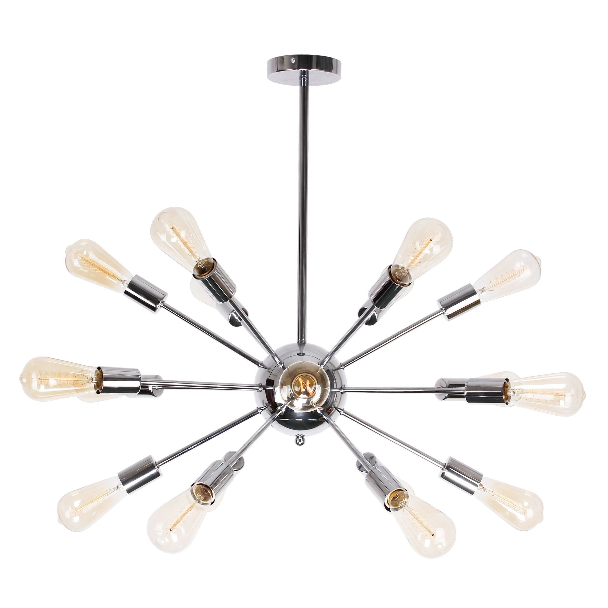 Chrome 18-Light Sputnik Chandelier with Polished Finish