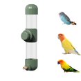 thumbnail image 1 of Parrot Waterer Dispenser,QZS Automatic Parrot Conure Cockatiel Water Dispenser,Portable Cage Accessories for Medium Small Birds,Green,1Pack, 1 of 6