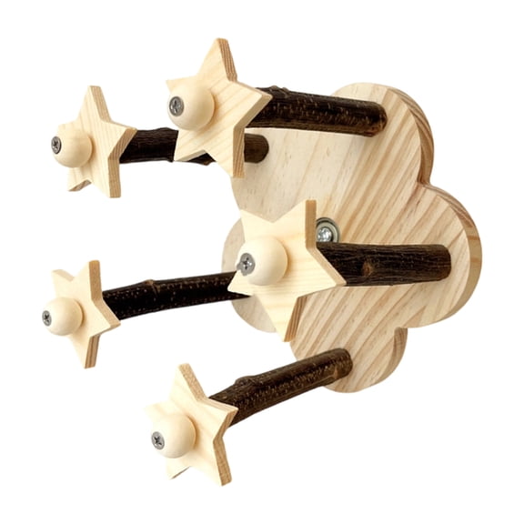 Parrots Exercise Wheel Perches Creative Sparrows Perches Wheel Bird Sport Stand Toy For Cockatiels Macaws