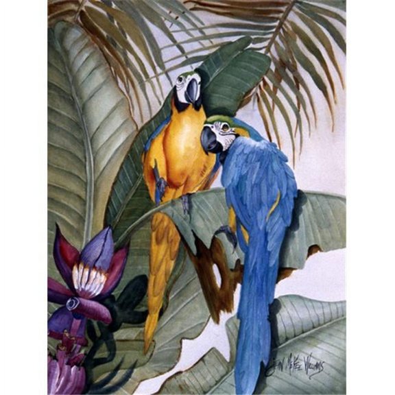 Parrots Flag Garden Size