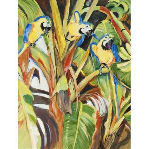 Parrots Flag Garden Size