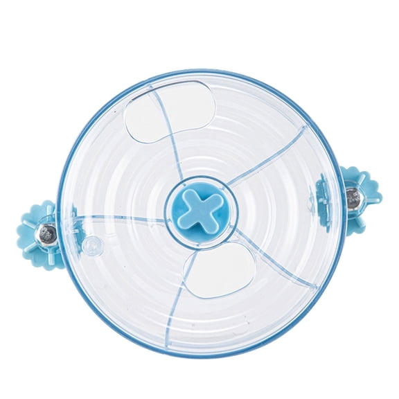 Parrots Foraging Feeder Toy Interactive Rotating Training Wheel Bird Cage Food Holder Ball for Budgies Conure Cockatiel