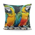 thumbnail image 1 of Parrots Print Throw Pillow Covers Soft Corduroy Pillowcase Decorative Cushion Cover Modern Square Cushion Cases for Living Room Bed Sofa Bedroom Pillow Included, 1 of 5