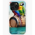 thumbnail image 1 of Parrots on a Barrel Pirate Tropical Birds Graphic A8264&nbsp;Phone Case for iPhone 11 to 17 Pro Max, 1 of 2