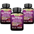 thumbnail image 1 of Parrox Saffron Supplement with Glucomannan, Ashwagandha, Green Tea Extract, Zeaxanthin & Lutein, Vision Support & Daily Wellness Formula, Extra Strength Plant-Based Capsules, 6 Month Supply (3 Pack), 1 of 7