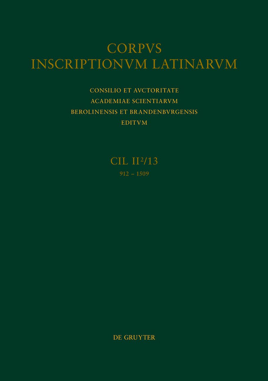 Pars Media Conventus Carthaginiensis (Ager Segobrigensis Et Oppida a Valeria Ilugonem), (Hardcover)