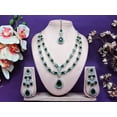 thumbnail image 1 of Parshwa Creations Exquisite Indian Bollywood Wedding Silver Plated Kundan Jewelry Choker Necklace Set, 1 of 4