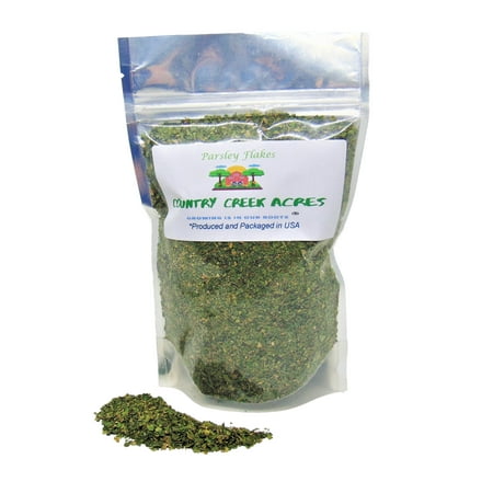 Parsley, Dried and Chopped Leaves, Spice, Herb, Non-GMO, 8 Ounce Package, Parsley Leaves Make a Flavorful Additions to Salads, Soups and Side Dishes.