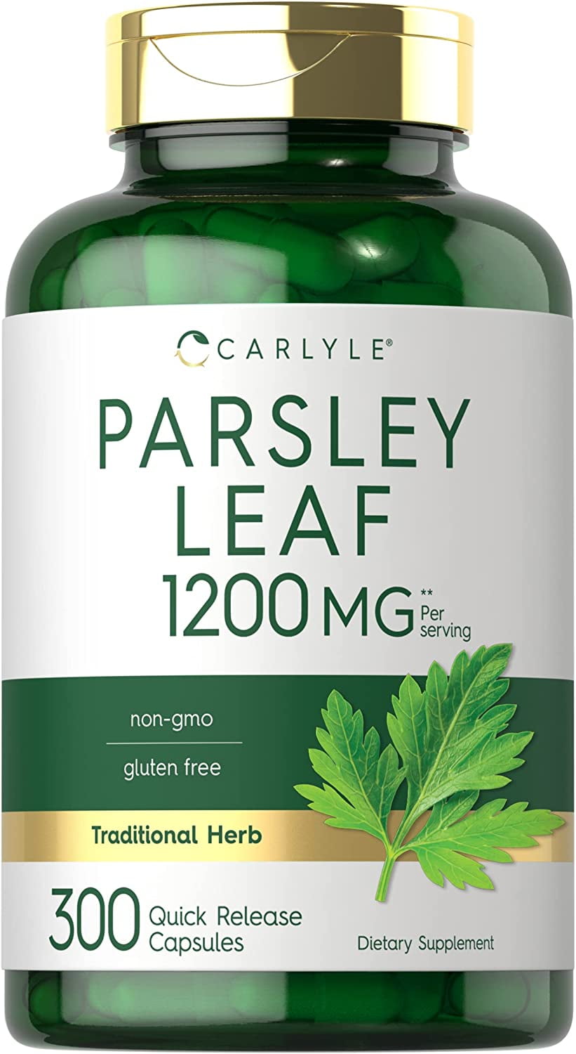 Parsley Leaf Extract 1200mg 300 Capsules by Carlyle