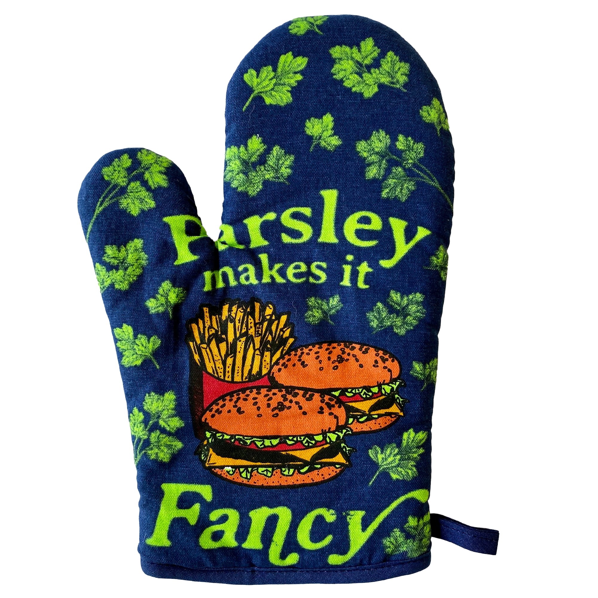 Too Hot To Handle Oven Mitt Funny Cooking Chef Sarcastic Kitchen Glove  (Oven Mitts)