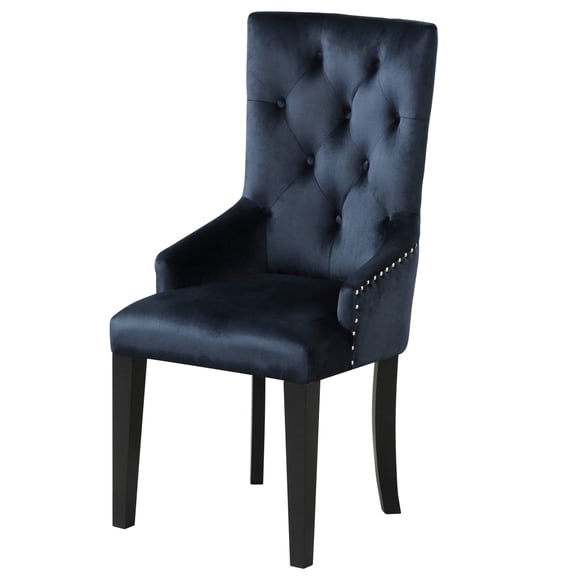 Parson Design Dark Navy Chair / Inviting Dining Room Atmosphere
