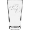 thumbnail image 1 of Parson Russell Terrier Dog Themed Etched All Purpose 16oz Libbey Pint Glass, 1 of 1
