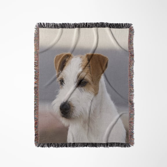 Parson Russell Terrier - Na02 Pwo0133 - Piperanne Worcester, Woven Blanket