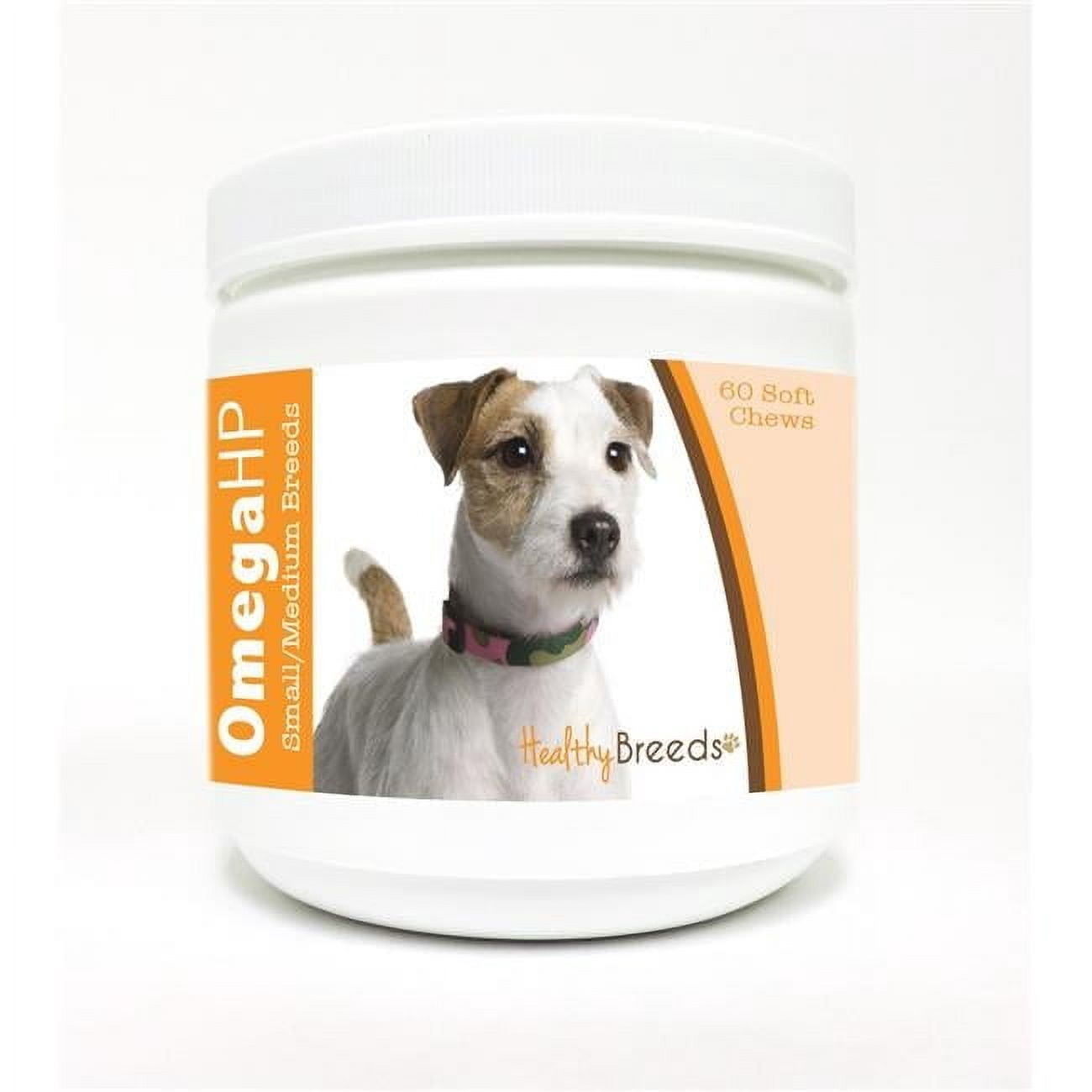 Parson Russell Terrier Omega HP Fatty Acid Skin & Coat Support Soft Chews, 60 Count