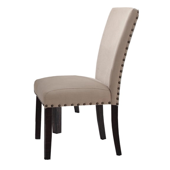 Parson Style Armless Chairs | Used in Various Indoor Settings | MDF and Rubber Wood Construction | Durable for Daily Use