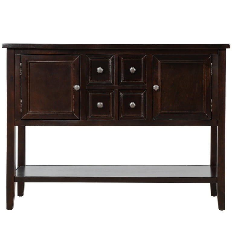 Parsons console sale table with drawers