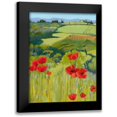 thumbnail image 1 of Parsons, Jane Henry 12x14 Black Modern Framed Museum Art Print Titled - Field of Poppies, 1 of 5