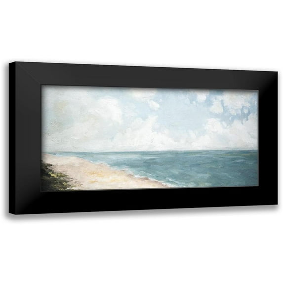 Parsons, Marian 24x14 Black Modern Framed Museum Art Print Titled - Beach View