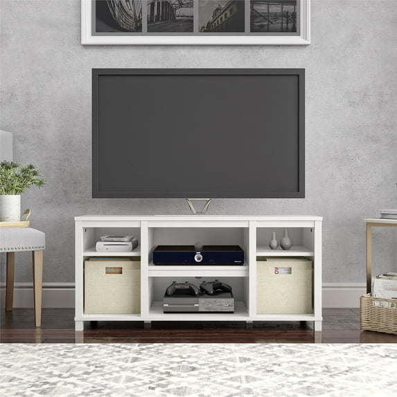 Parsons TV Stand for TVs up to 50", White