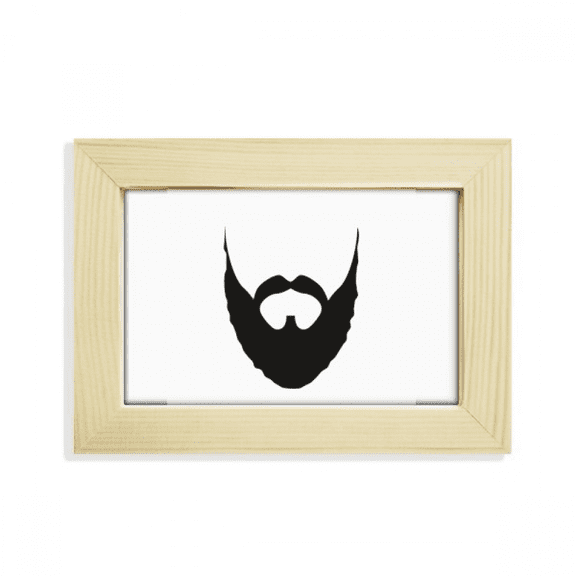 Part Beard Man Expression Desktop Decorate Photo Frame Picture Art Painting 5x7 inch
