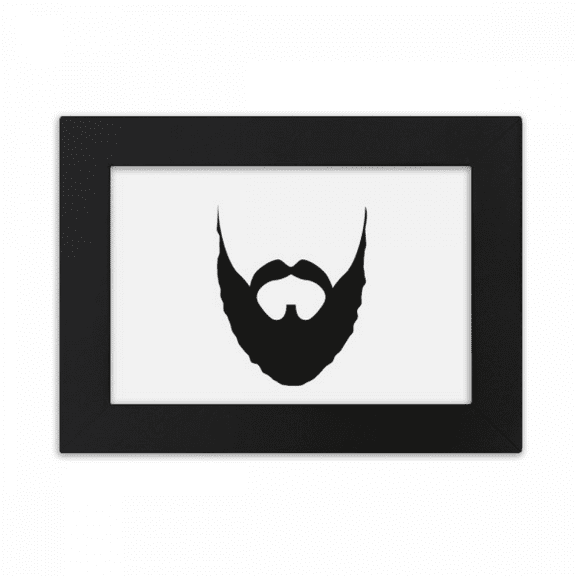 Part Beard Man Expression Desktop Photo Frame Ornaments Picture Art Painting
