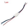 thumbnail image 1 of Part Car Connector Socket White + Brass 1 Pair 2.8MM 2/3/4 Pin Accessories Automotive Electrical Plug Motorcycle, 1 of 5