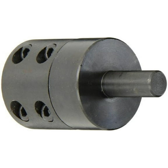 Part SDA-075 Mild Steel, Black Oxide Plating Step Down Adapter, 3/4 inch bore, 1/2 inch OD, 1 3/4 inch Length, 1/4-28 x 5/8 Set Screw