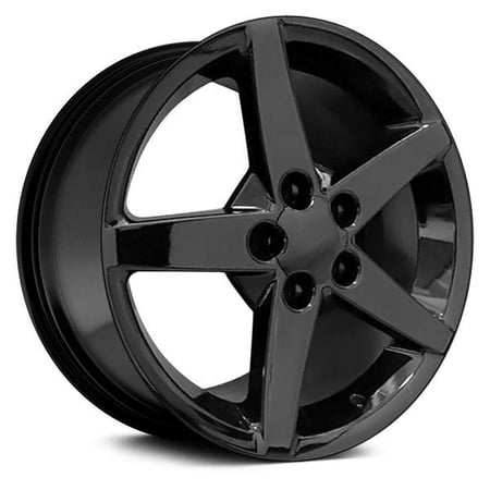 Part Synergy 17" Rim Fits 88-04 Chevrolet Corvette C6 Black Wheel