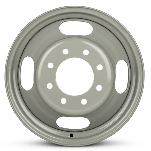 Part Synergy Replacement for 16 Inch Wheel for 2003-2020 Chevrolet Express 3500 GMC Savana 3500 2001-2020 Chevrolet Silverado 3500 8 Lug Gray Steel Rim