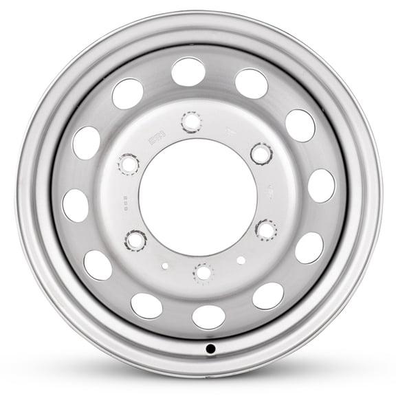 Part Synergy Replacement for 16x6 inch Take-Off Wheel for Transit 350 2020-2024 Silver Painted Steel Rim