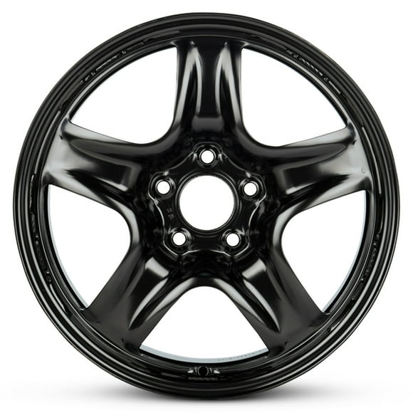 Part Synergy Replacement for 17 Inch Wheel for 2010-2012 Ford Fusion 2010-2011 Mercury Milan 5 Lug Black Steel Rim