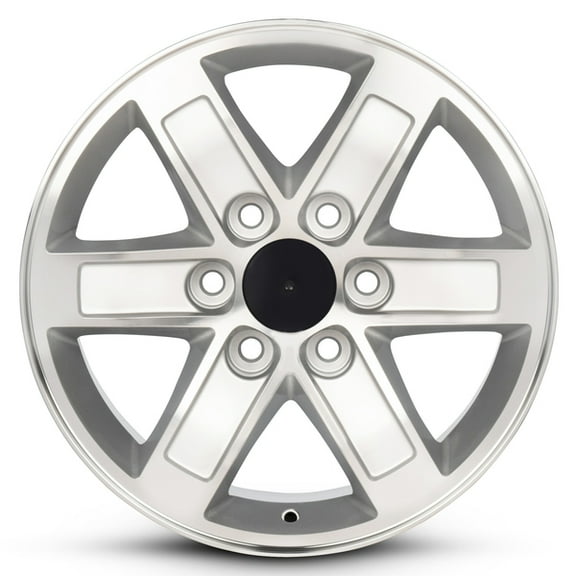 Part Synergy Replacement for 17x7.5 inch Wheel for GMC Sierra 1500 07-13 Silver Machined Face Alloy Rim