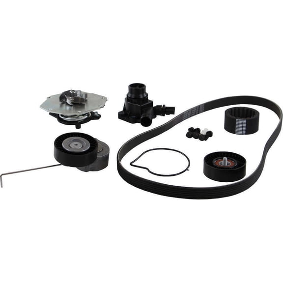 Part Synergy Replacement for 2010-2012 Land Rover LR2 Engine Water Pump Installation Kit
