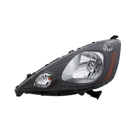 Part Synergy Replacement for Driver Side Replacement Headlight Plastic Black housing, clear lens