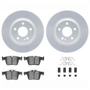Part Synergy Replacement for EURO-KIT 5000+ Plain Rear Brake Kit Cast Iron; Ceramic Silver