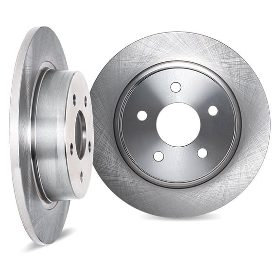 Part Synergy Replacement for Honda Accord 2003-2007 Rear Brake Rotor Cast Iron Silver