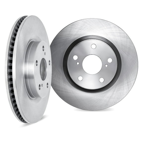 Part Synergy Replacement for Infiniti FX35 2003-2005 Front Brake Rotor Cast Iron Silver