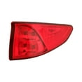 thumbnail image 1 of Part Synergy Replacement for Passenger Side Outer Replacement Tail Light Plastic Chrome housing, red lens, 1 of 4