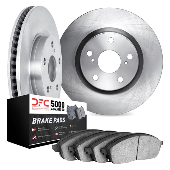 Part Synergy Replacement for Subaru Outback 2015-2019 Plain Front Brake Kit Cast Iron Without Calipers Cast Iron Silver