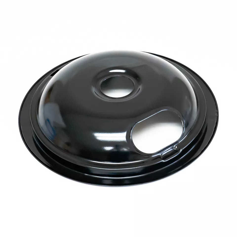 Part W10290350 8" Porcelain Stove Drip Pan Bowl for Whirlpool Range