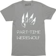 thumbnail image 1 of Part-time Werewolf - Scary Wild life Forest Wolf Men's T-Shirt, 1 of 4