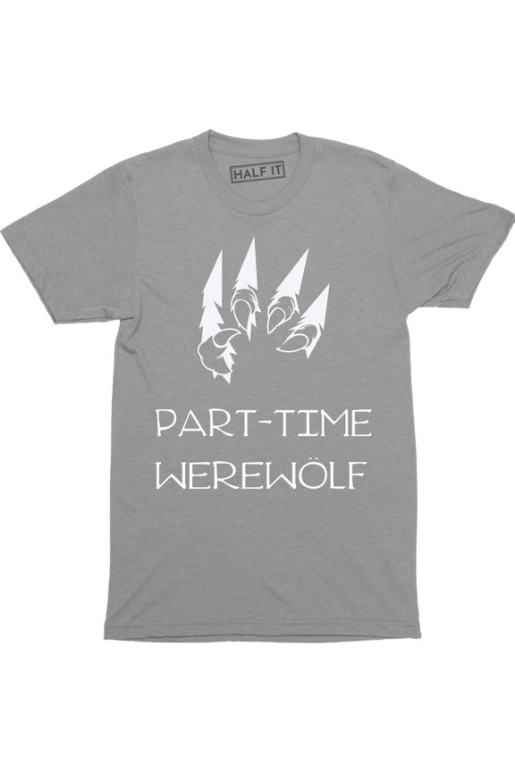 Part-time Werewolf - Scary Wild life Forest Wolf Men's T-Shirt