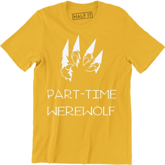Part-time Werewolf - Scary Wild life Forest Wolf Men's T-Shirt