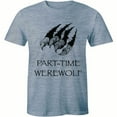 thumbnail image 1 of Part-time Werewolf - Scary Wild life Forest Wolf Men's Tee Shirt, 1 of 4