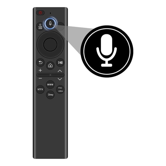 PartNova Replacement Remote Control BN59-01386D TM2280E RMCSPB1EP1 Solar-Powered Voice Fit for Samsung Smart TV QN50LS03AAFXZA QN43Q60AAFXZA QN43LS03AAFXZA